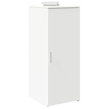 ARDEBO.de - Lagerschrank Weiß 40x45x103,5 cm Holzwerkstoff