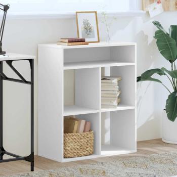 Bücherregal Weiß 66x31x80 cm Holzwerkstoff
