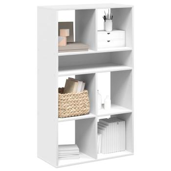 ARDEBO.de - Bücherregal Weiß 66x31x112 cm Holzwerkstoff