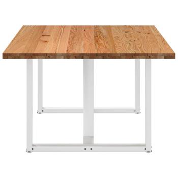 Esstisch Hellbraun 180x120x74 cm Massivholz Eiche Rechteckig
