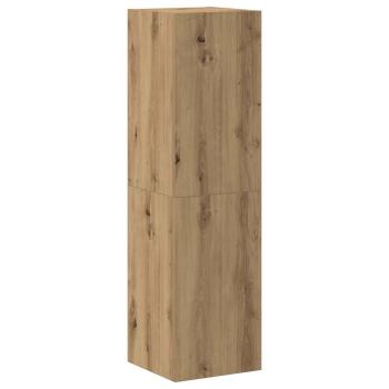 3-tlg. TV-Schrank-Set Wandmontage Artisan-Eiche Holzwerkstoff