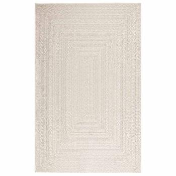 Teppich ZIZUR Creme 160x230 cm Jute-Optik Indoor und Outdoor