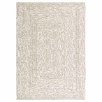 Teppich ZIZUR Creme 120x170 cm Jute-Optik Indoor und Outdoor