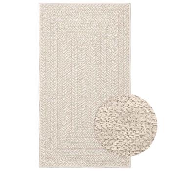 ARDEBO.de - Teppich ZIZUR Creme 60x110 cm Jute-Optik Indoor und Outdoor