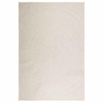 Teppich ZIZUR Creme 160x230 cm Jute-Optik Indoor und Outdoor