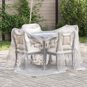 ARDEBO.de - Transparente Plane mit Ösen 2x2 m Polyethylen
