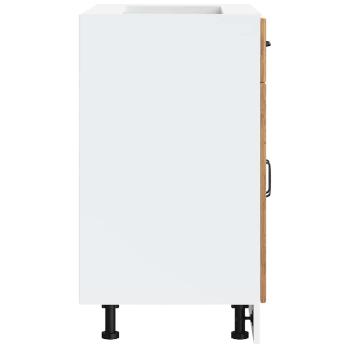 Küchen-Unterschrank Lucca Altholz-Optik Holzwerkstoff