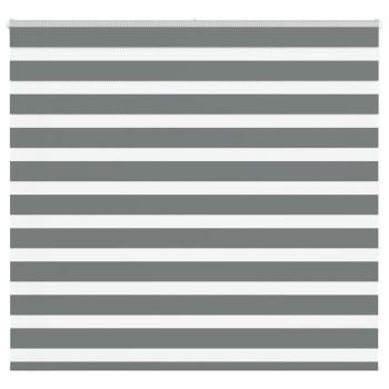 ARDEBO.de - Zebra Jalousie Dunkelgrau 160x150 cm Stoffbreite 155,9 cm