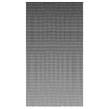 Insekten-Türvorhang Dunkelgrau 120x220 cm Bambus