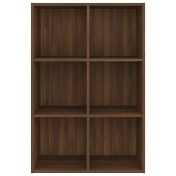 Bücherregal/Sideboard Braun Eichen-Optik 66x30x98 cm