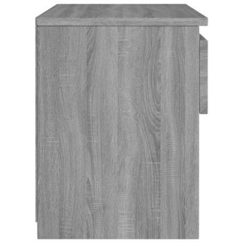 Nachttisch Grau Sonoma 40x30x39 cm Holzwerkstoff