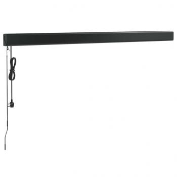 Markise Einziehbar Gelb und Weiß 3,5x2,5 m Stoff und Aluminium