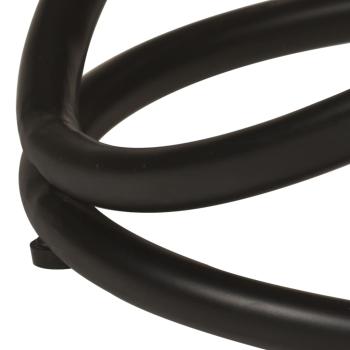 ARDEBO.de - Couchtisch Ø50x40 cm Altholz Massiv und Stahl