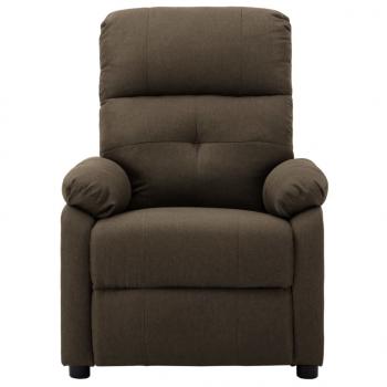 Relaxsessel Elektrisch Braun Stoff