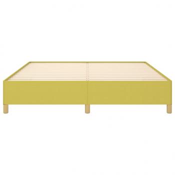 Bettgestell ohne Matratze Grün 180x200 cm Stoff