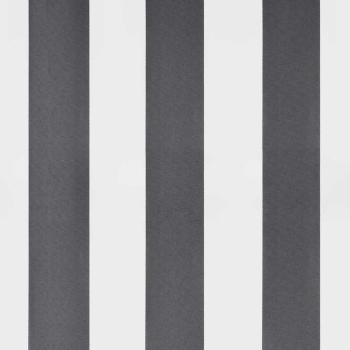 Markise Einziehbar Anthrazit & Weiß 3,5x2,5 m Stoff & Aluminium