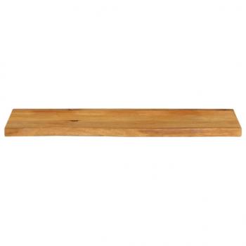 Tischplatte mit Baumkante 100x40x2,5 cm Massivholz Mango