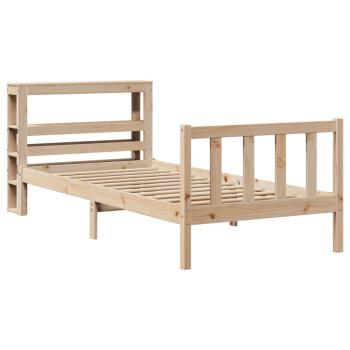 Massivholzbett ohne Matratze 100x200 cm Kiefernholz