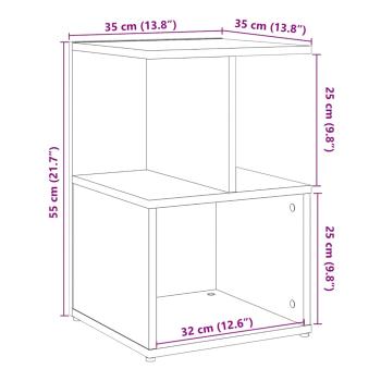 Nachttisch Artisan-Eiche 35x35x55 cm Holzwerkstoff