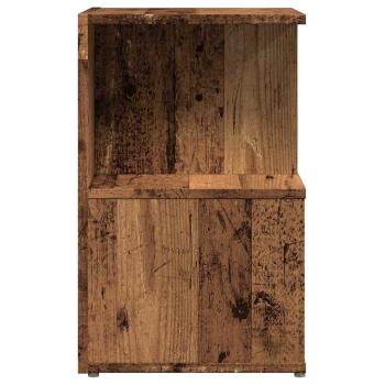 Nachttisch Altholz-Optik 35x35x55 cm Holzwerkstoff
