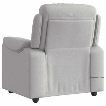 Massagesessel Wolkengrau Stoff