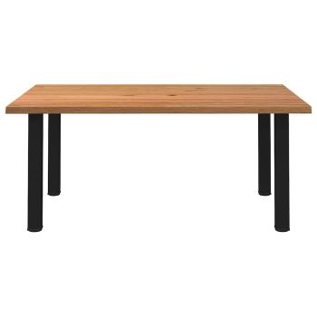 Esstisch Hellbraun 180x120x74 cm Massivholz Eiche Rechteckig