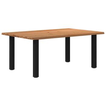 Esstisch Hellbraun 180x120x74 cm Massivholz Eiche Rechteckig