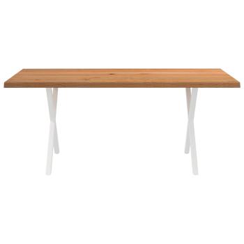 Esstisch Hellbraun 180x100x74 cm Massivholz Eiche Rechteckig