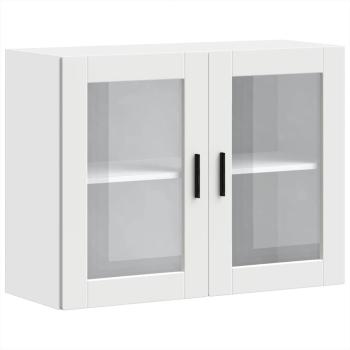 Küchen-Hängeschrank mit Glastür Porto Weiß