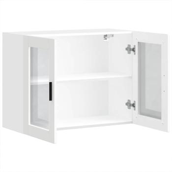Küchen-Hängeschrank mit Glastür Porto Weiß