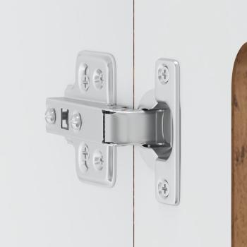 Küchen-Hängeschrank mit Glastür Altholz-Optik Holzwerkstoff