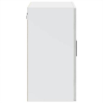 Küchen-Hängeschrank mit Glastür Porto Betongrau