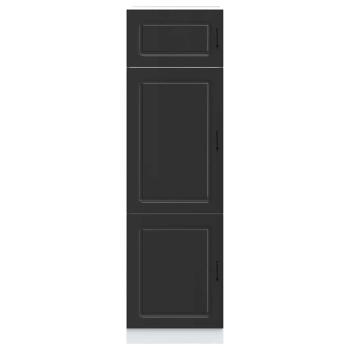 Küchenschrank Kalmar Schwarz Holzwerkstoff