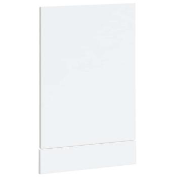 Geschirrspülerblende Kalmar Hochglanz-Weiß 45x1,5x67 cm