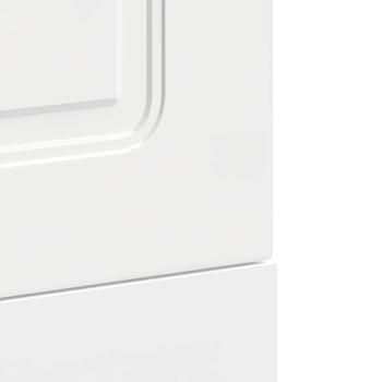 Geschirrspülerblende Kalmar Hochglanz-Weiß 45x1,5x67 cm