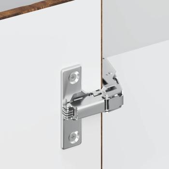 Küchen-Eckhängeschrank Lucca Räuchereiche Holzwerkstoff
