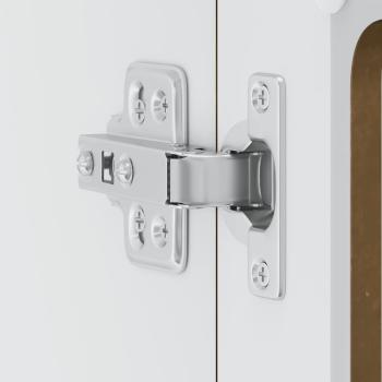 Küchen-Hängeschrank mit Glastür Räuchereiche Holzwerkstoff