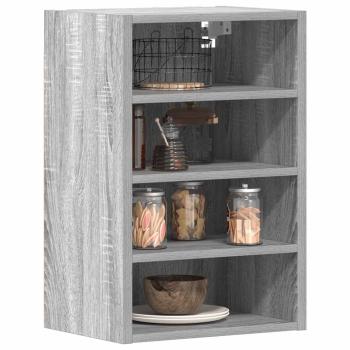 ARDEBO.de - Hängeschrank Grau Sonoma 40x29,5x60 cm Holzwerkstoff