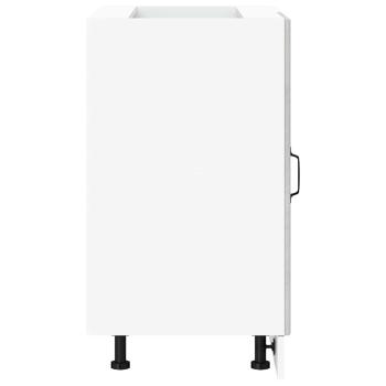 Küchenunterschrank Kalmar Betongrau Holzwerkstoff