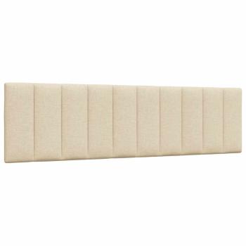 ARDEBO.de - Kopfteil-Kissen Creme 180 cm Stoff