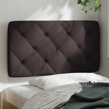 Kopfteil-Kissen Dunkelbraun 80 cm Stoff