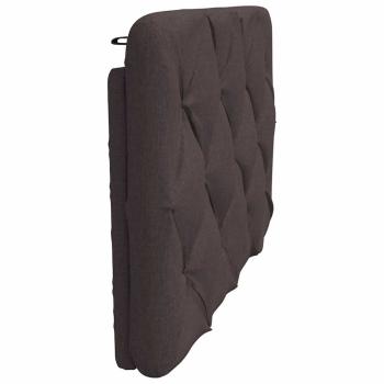 Kopfteil-Kissen Dunkelbraun 80 cm Stoff