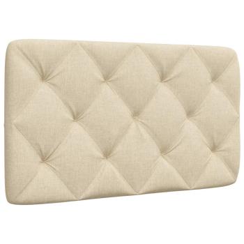 ARDEBO.de - Kopfteil-Kissen Creme 80 cm Stoff