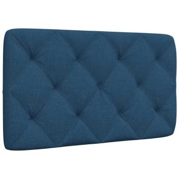 ARDEBO.de - Kopfteil-Kissen Blau 90 cm Stoff