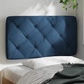 Kopfteil-Kissen Blau 90 cm Stoff