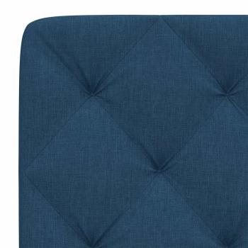 Kopfteil-Kissen Blau 90 cm Stoff