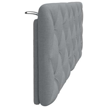 Kopfteil-Kissen Hellgrau 140 cm Stoff