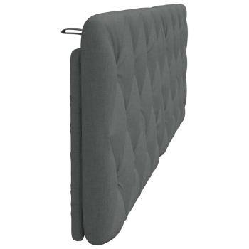Kopfteil-Kissen Dunkelgrau 160 cm Stoff