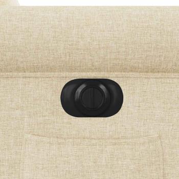 Relaxsessel Elektrisch Creme Stoff