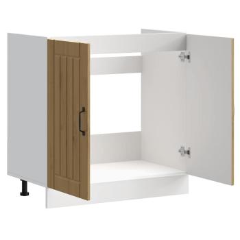 Spülenunterschrank Lucca Artisan-Eiche Holzwerkstoff